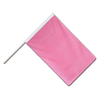 Drapeau Rose sur hampe ECO - 60 x 90 cm