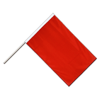 Rouge Drapeau sur hampe ECO 60 x 90 cm
