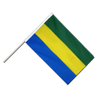 Gabon Drapeau sur hampe ECO 60 x 90 cm