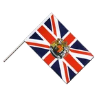 Great Britain with crest Hand Waving Flag ECO 2x3 ft