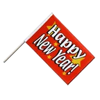 Happy New Year Stockflagge ECO 60 x 90 cm