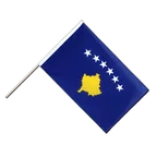 Drapeau sur hampe ECO Kosovo 60 x 90 cm