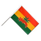 Marijuana Stockflagge ECO 60 x 90 cm