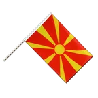 Mazedonien Stockflagge ECO 60 x 90 cm