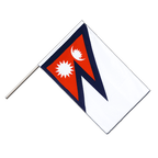 Nepal Stockflagge ECO 60 x 90 cm