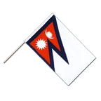 Nepal Stockflagge ECO 60 x 90 cm