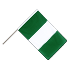 Nigeria Drapeau sur hampe ECO 60 x 90 cm