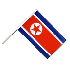 Corée du Nord Drapeau sur hampe ECO 60 x 90 cm