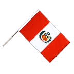Peru Hand Waving Flag ECO 2x3 ft