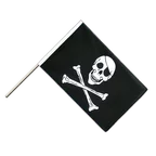Pirat Skull and Bones Stockflagge ECO 60 x 90 cm