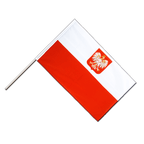 Polen Adler Stockflagge ECO 60 x 90 cm