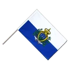 San Marino Stockflagge ECO 60 x 90 cm