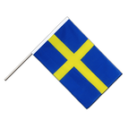 Suède Drapeau sur hampe ECO 60 x 90 cm