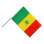 Drapeau Sénégal sur hampe ECO - 60 x 90 cm