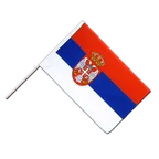 Serbia with crest Hand Waving Flag ECO 2x3 ft