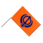 Sikhismus Stockflagge ECO 60 x 90 cm
