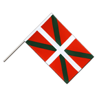 Spanien Baskenland Stockflagge ECO 60 x 90 cm