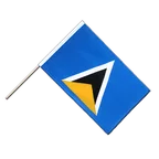 St. Lucia Stockflagge ECO 60 x 90 cm