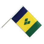 St. Vincent und die Grenadinen Stockflagge ECO 60 x 90 cm
