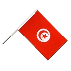 Drapeau sur hampe ECO Tunisie 60 x 90 cm