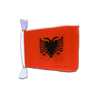 Albanie Mini Guirlande fanion 15 x 22 cm, 3 m