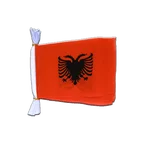 Mini Guirlande fanion Albanie 15 x 22 cm, 3 m