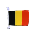 Belgien Fahnenkette 15 x 22 cm, 3 m