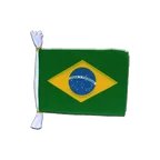 Brazil Flag Bunting 6x9", 3 m