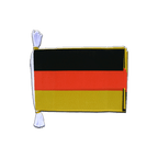 Deutschland Fahnenkette 15 x 22 cm, 3 m