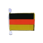 Deutschland Fahnenkette 15 x 22 cm, 3 m