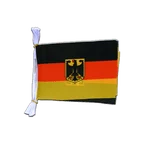Deutschland Dienstflagge Fahnenkette 15 x 22 cm, 3 m