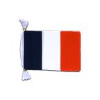 France Mini Guirlande fanion 15 x 22 cm, 3 m