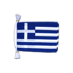 Mini Guirlande fanion Grèce 15 x 22 cm, 3 m