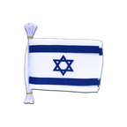 Israel Mini Guirlande fanion 15 x 22 cm, 3 m