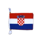 Kroatien Fahnenkette 15 x 22 cm, 3 m
