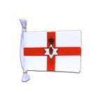 Irlande du Nord Mini Guirlande fanion 15 x 22 cm, 3 m