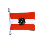 Autriche avec aigle Mini Guirlande fanion 15 x 22 cm, 3 m