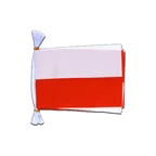 Poland Flag Bunting 6x9", 3 m