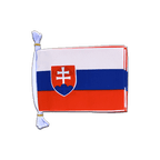 Slovakia Flag Bunting 6x9", 3 m