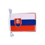 Mini Guirlande fanion Slovaquie 15 x 22 cm, 3 m