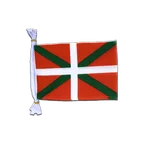 Basque country Flag Bunting 6x9", 3 m