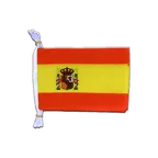 Spanien mit Wappen Fahnenkette 15 x 22 cm, 3 m