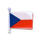 République tchèque Mini Guirlande fanion 15 x 22 cm, 3 m