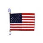 USA Flag Bunting 6x9", 3 m