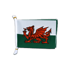 Wales Fahnenkette 15 x 22 cm, 3 m