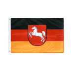Niedersachsen Hissfahne VA Ösen 60 x 90 cm