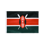 Kenia Hissfahne VA Ösen 60 x 90 cm