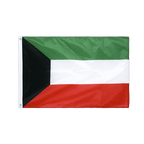 Kuwait Hissfahne VA Ösen 60 x 90 cm