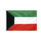 Kuwait Hissfahne VA Ösen 60 x 90 cm