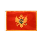 Montenegro Hissfahne VA Ösen 60 x 90 cm